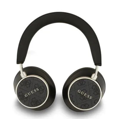 Guess Bluetooth Kopfhörer 4G Classic Logo, Over-Ear, Akustische Isolierung, Schwarz