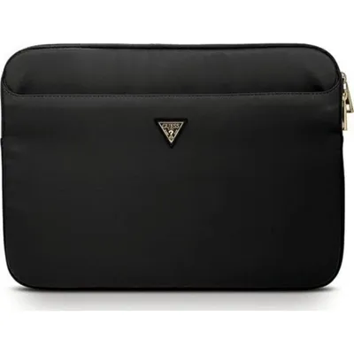 Hülle Guess Triangle Logo 13" Schwarz Nylon