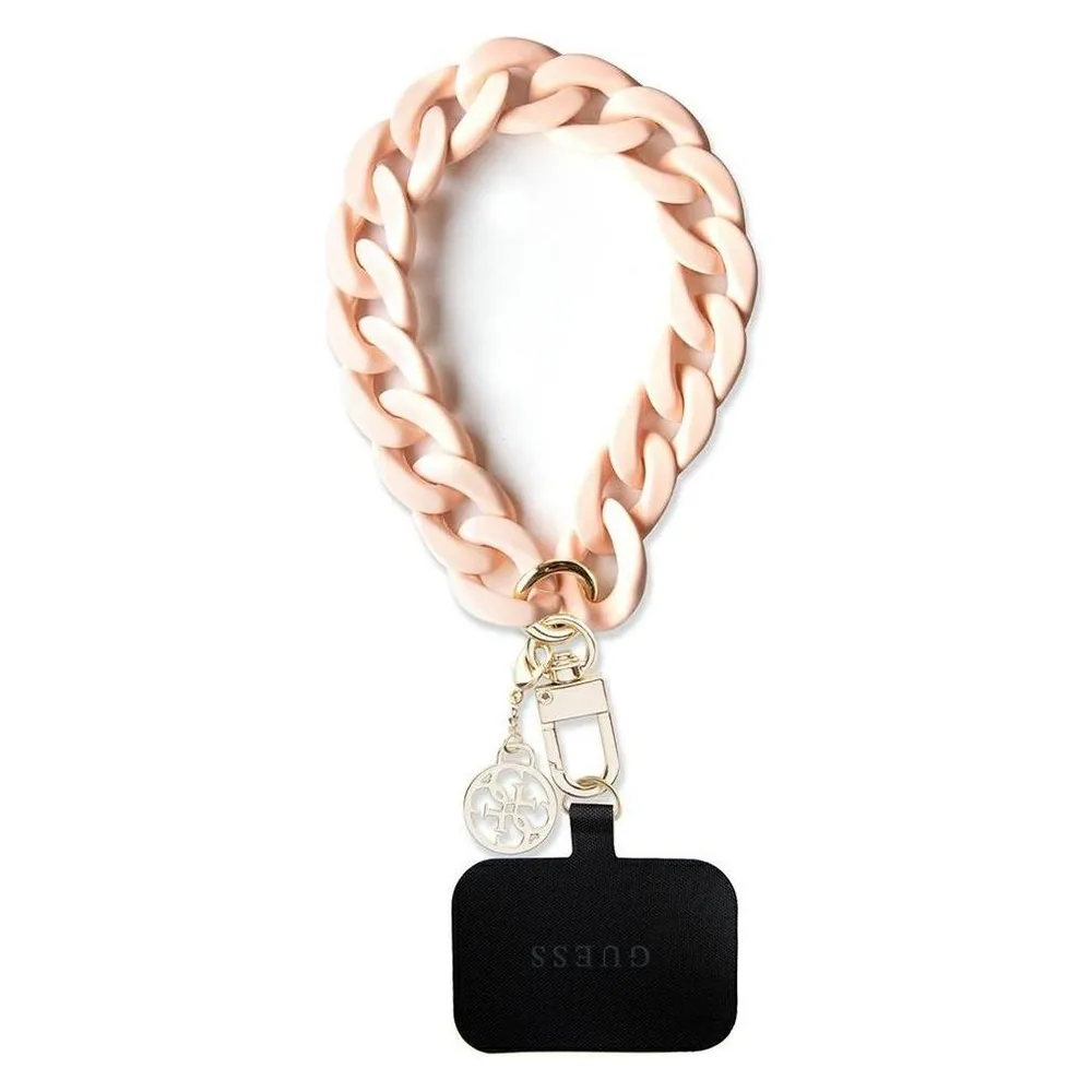 Guess GUOUCBMC4MP Universal Big Hand Strap różowy/pink Acrylic 4G Charm