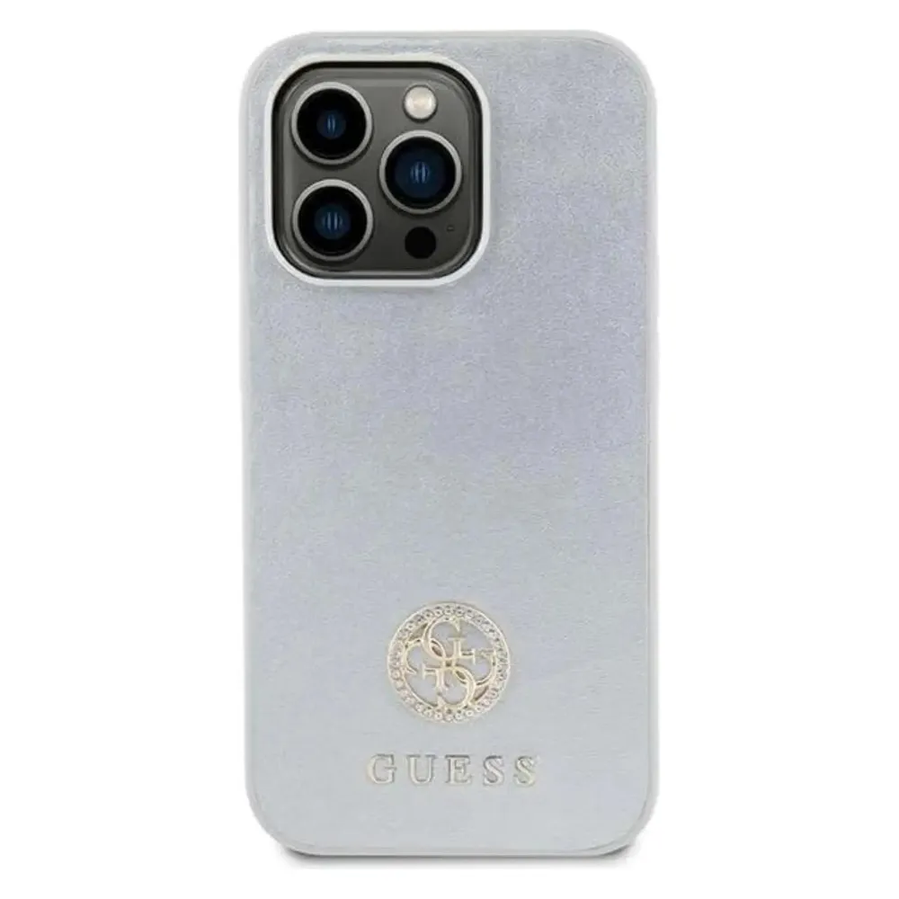 Guess GUHCP15MPS4DGPS iPhone 15 Plus 6.7" srebrny/silver hardcase Strass Metal Logo
