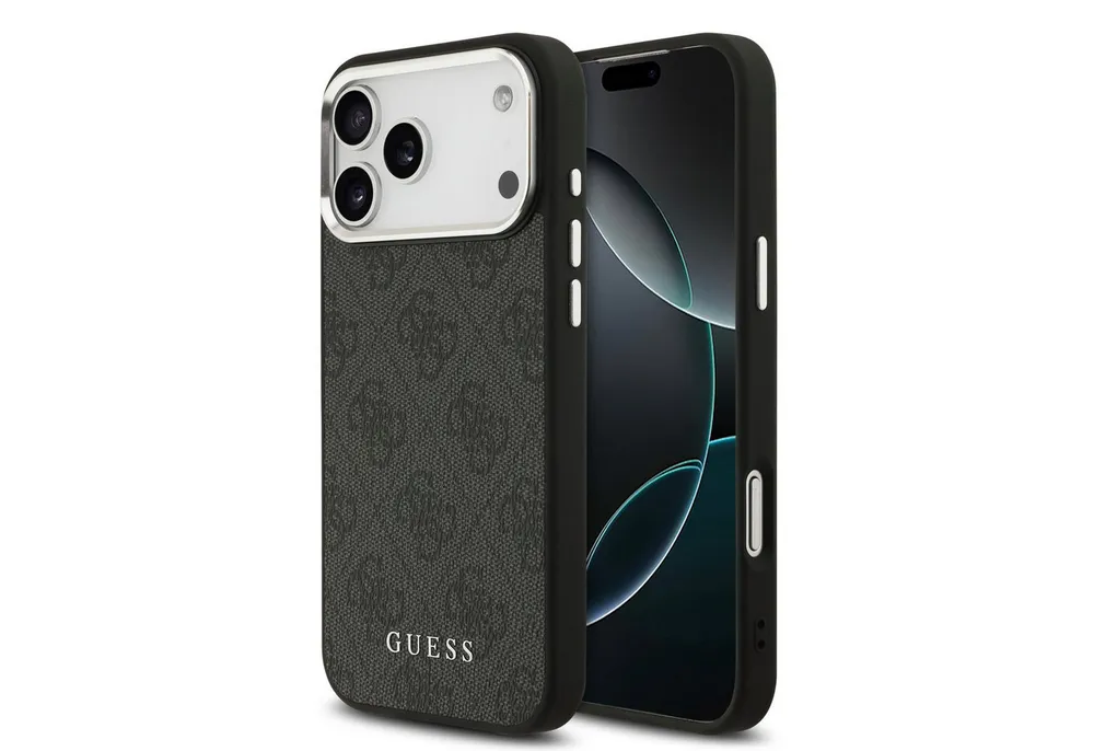 Guess Handyhülle GUESS Case für iPhone 17 Pro Max Classic 4G Magsafe Handyhülle Cover S