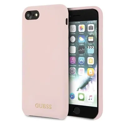 Guess GUHCI8LSGLLP iPhone 7/8/SE 2020 / SE 2022 light pink/jasnoróżowy hard case Silicone