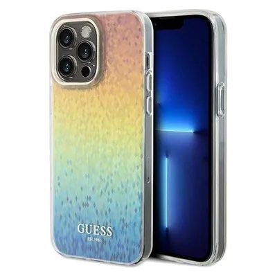 Guess GUHCP13XHDECMI iPhone 13 Pro Max 6.7" wielokolorowy hardcase IML Faceted Mirror Disco Iridesce
