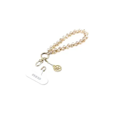 Handyschlaufe Guess Kristalle Charms Gold