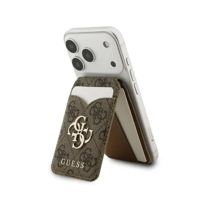 Kartenetui Guess 4G Spiegel MagSafe Braun