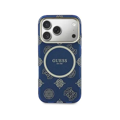 Funda für Handy Guess Harte Multilogo-Hülle Blau für iPhone 17 Pro