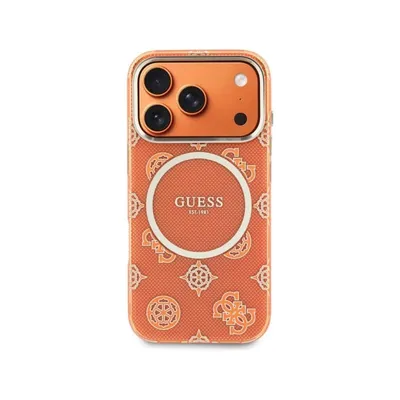 Handyhülle Guess Multilogo Hart Orange Schutz für iPhone 17 Pro