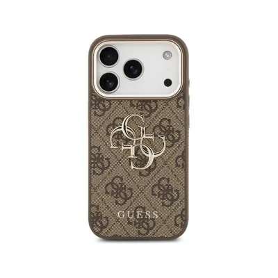 Handyhülle Guess 4G Logo Braun Elegant für iPhone 17 Pro