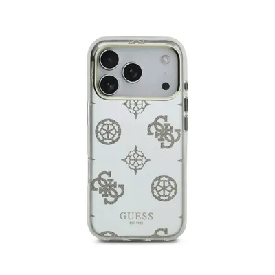Handyhülle Guess TPU MagSafe Spiegel Pfingstrosen Gold für iPhone 17 Pro