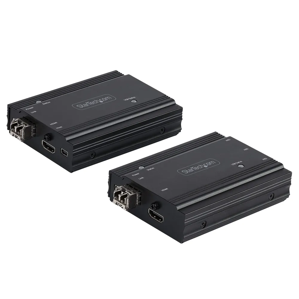 KVM HDMI Extender StarTech.com ST12MHDKVM2 Multimode 4K 60Hz USB 500 m Schwarz