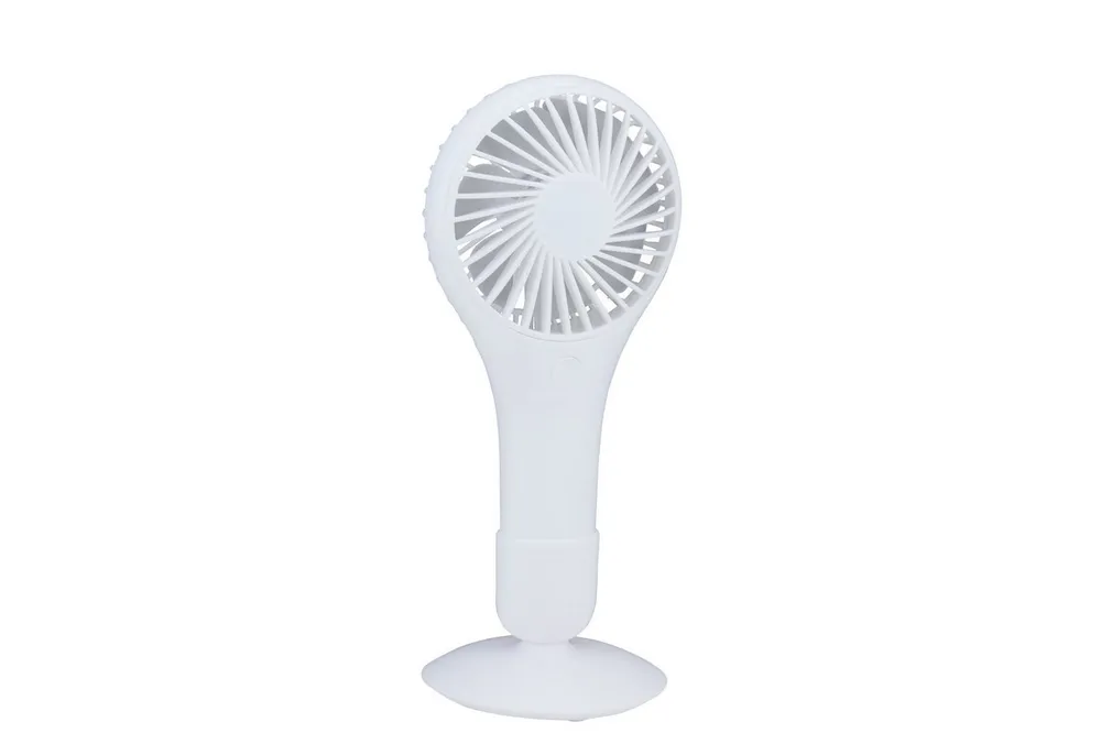 HAC24 Handventilator Taschenventilator Tragbarer Mini Ventilator Lüfter, mit Standfuß, Batteriebetrieben oder USB-C