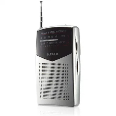 Tragbares analoges Taschenradio von Haeger
