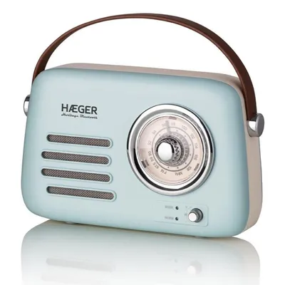 Radio Haeger RB-BLU.002A tragbar FM Bluetooth 5W USB-C Türkis