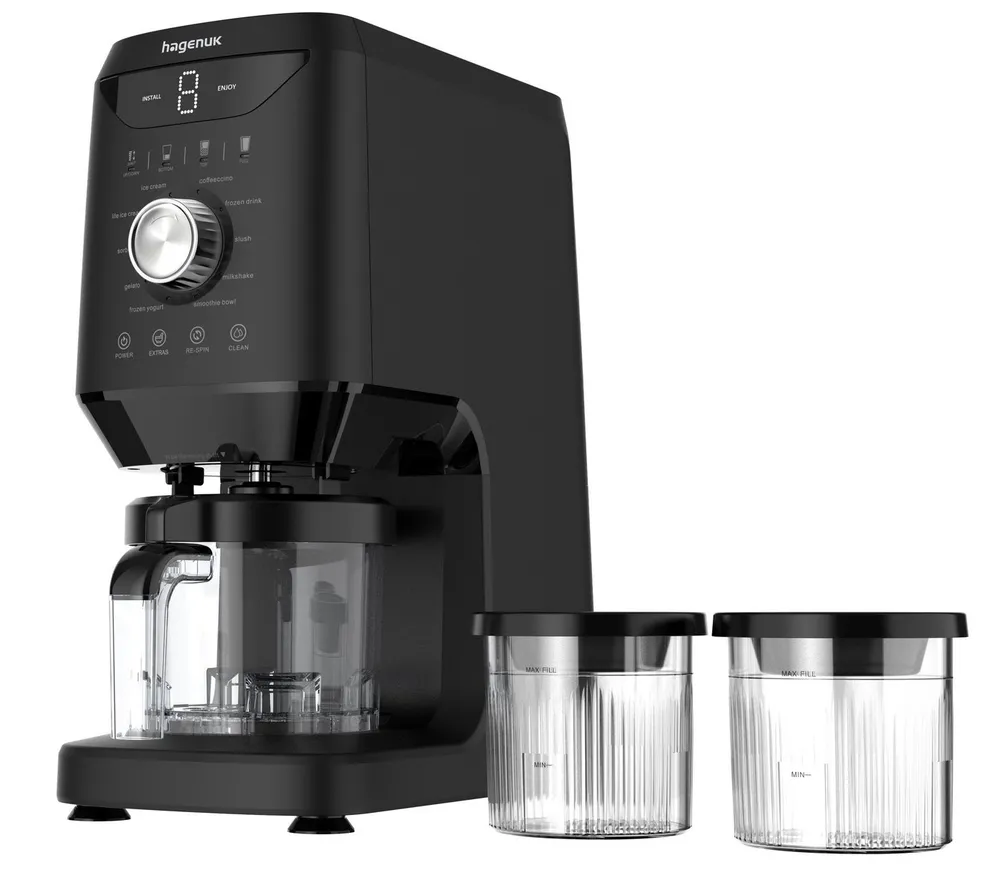Hagenuk Eismaschine ICE TWIST DELUXE, 800 W, 10 vorinstallierte Programme, 2–4 Minuten Zubereitungszeit