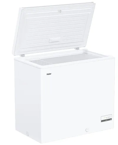 Haier Gefriertruhe HCE200D, 91.5 cm breit, 196 l, 1 Metallkorb, LED Beleuchtung, Temperaturanzeige, Tauwasserablauf