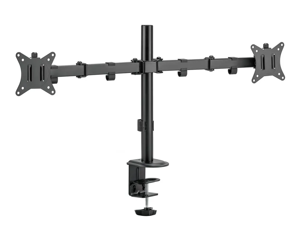 HALTERUNGSPROFI Monitor-Halterung Office-444, (bis 32,00 Zoll, Neigbar, Schwenkbar, Höhe einstellbar)
