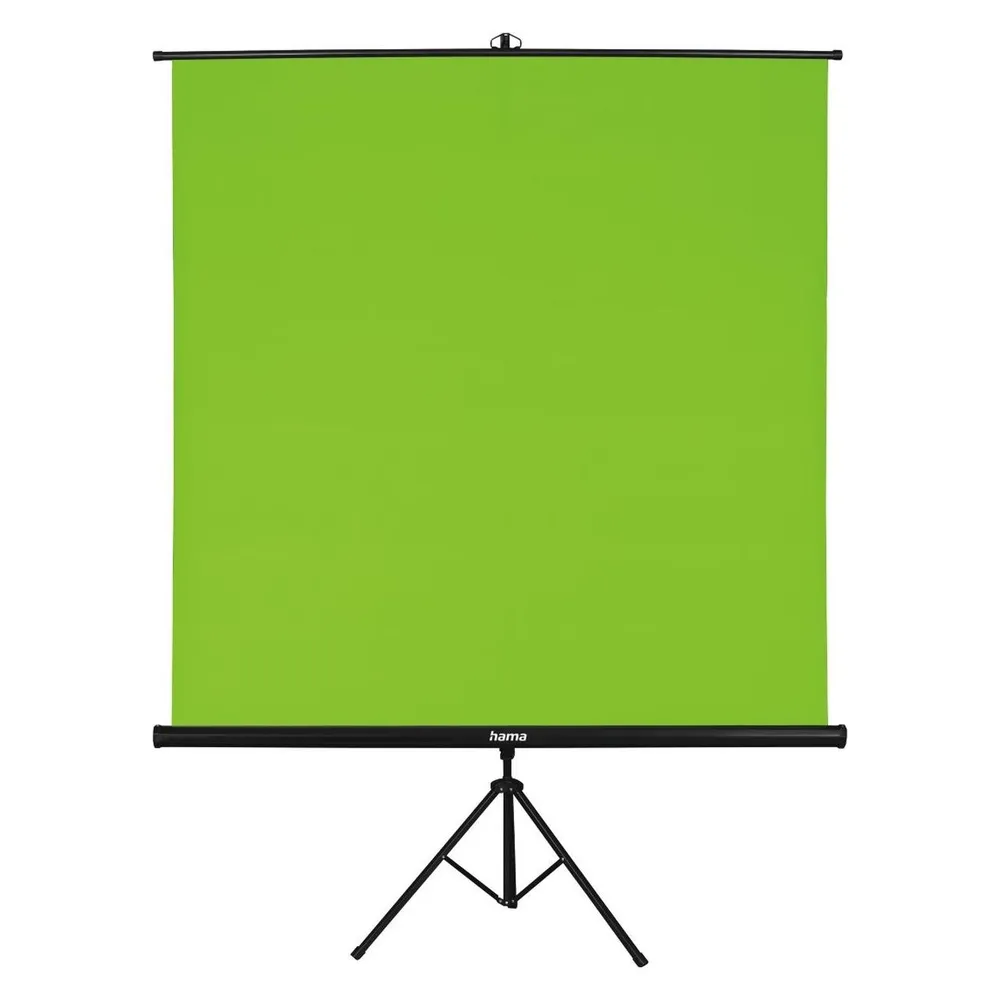 Hama Green Screen Hintergrund mit Stativ, 180 x 180 cm, 2in1