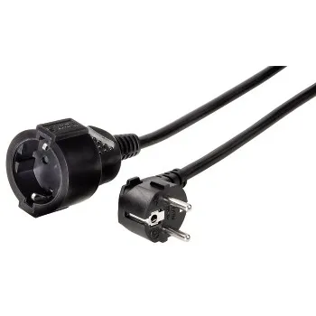 Hama 00047871 Verlängerungskabel 10 m 1 AC-Ausgänge Schwarz