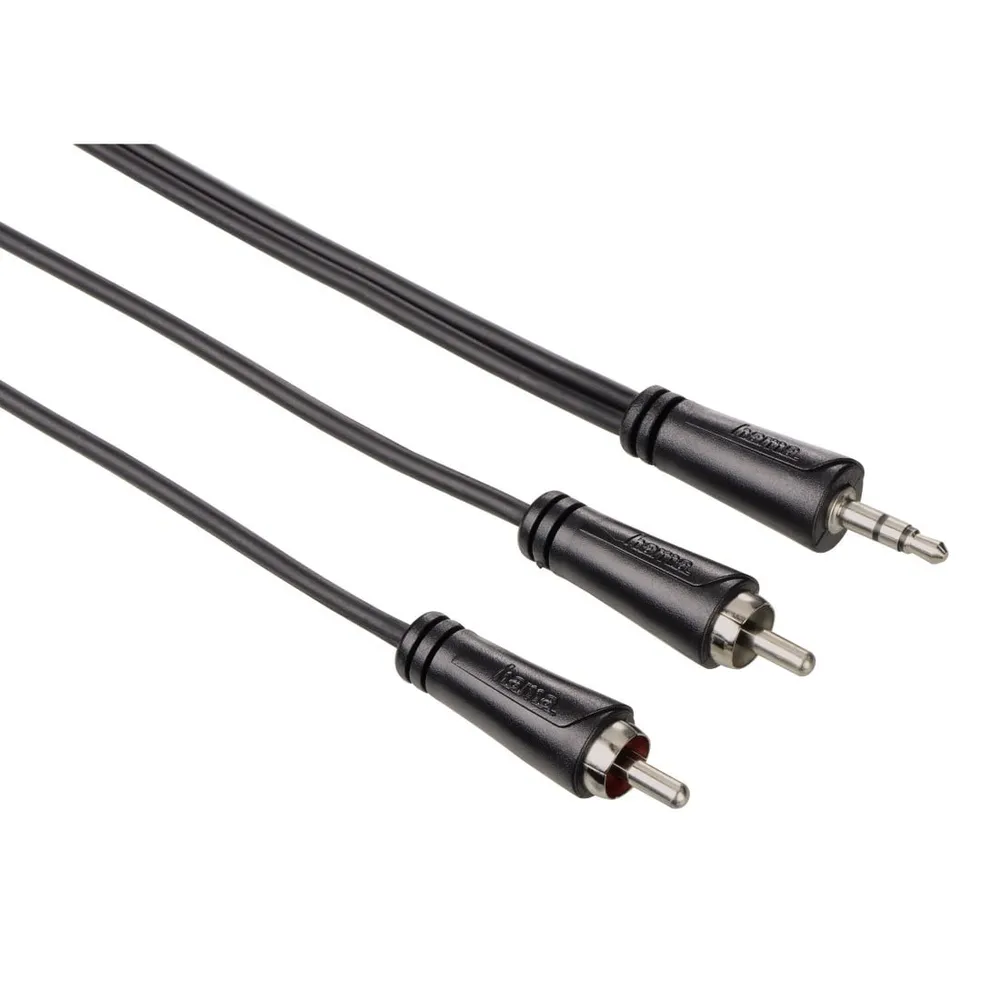 Audio-Kabel, 3,5-mm-Klinken-Stecker - 2 Cinch-Stecker, Stereo, 1,5 m