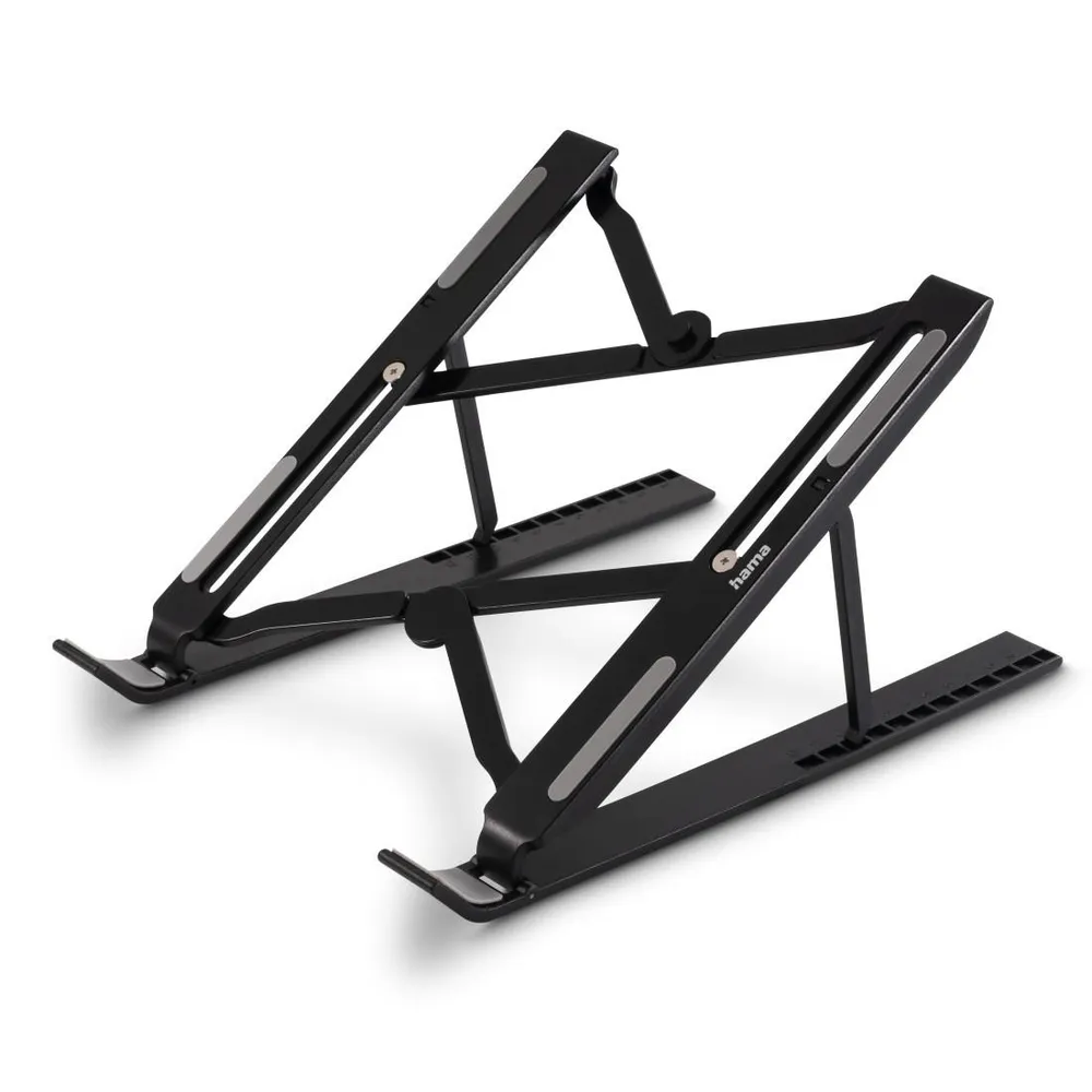 Laptop-Stand "Light", 12-stufig neigbar, faltbar, bis 40 cm (15,6"), SW (00126816)