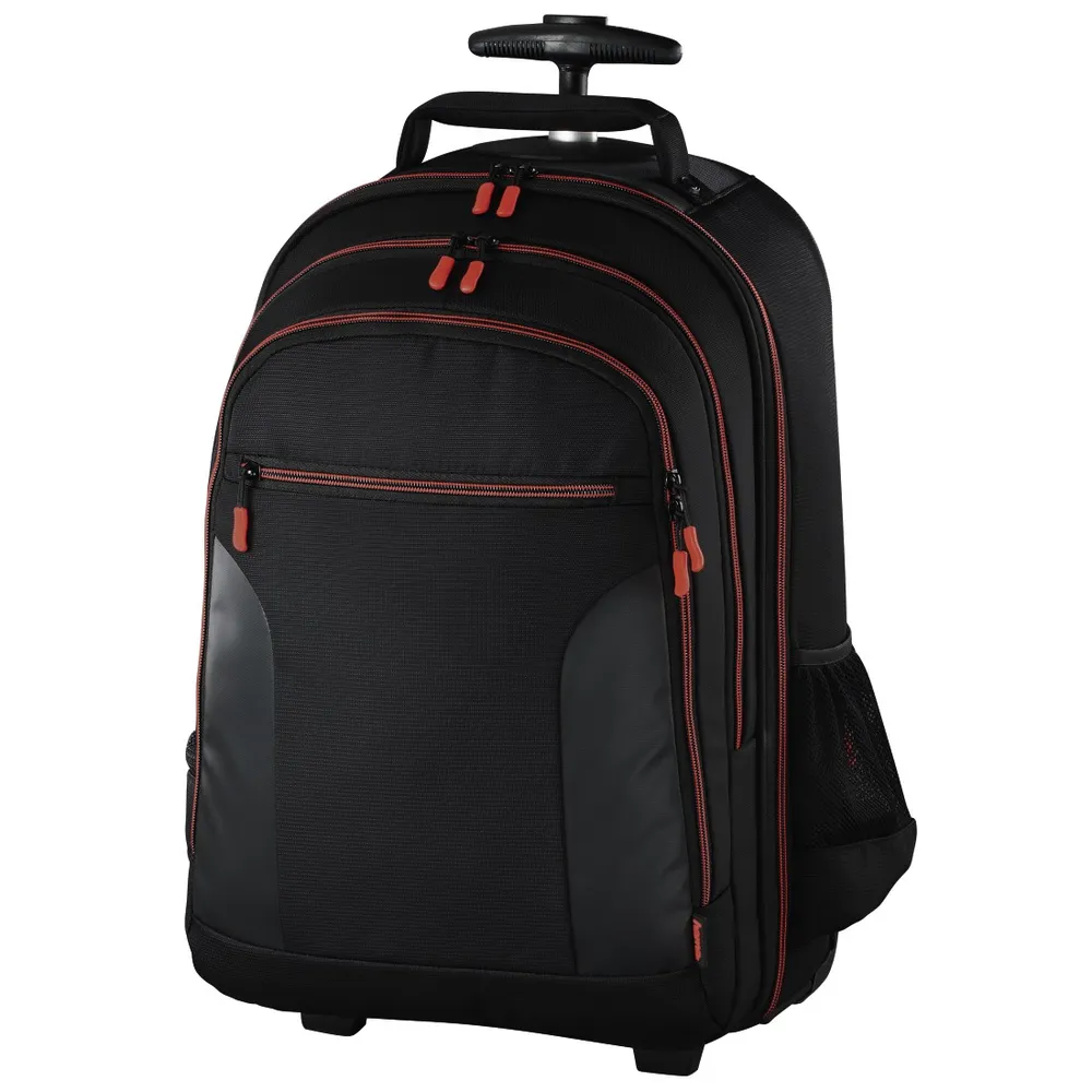 Hama Miami Trolley-Koffer Schwarz, Rot