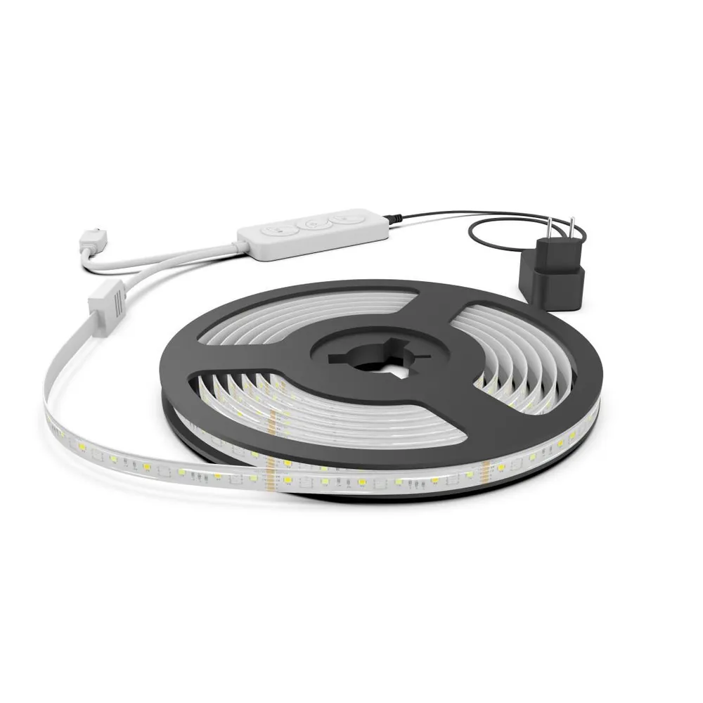 LED-Streifen, RGBW, WLAN Lichtband, dimmbar, selbstklebend, kürzbar, 5 m (00176633)