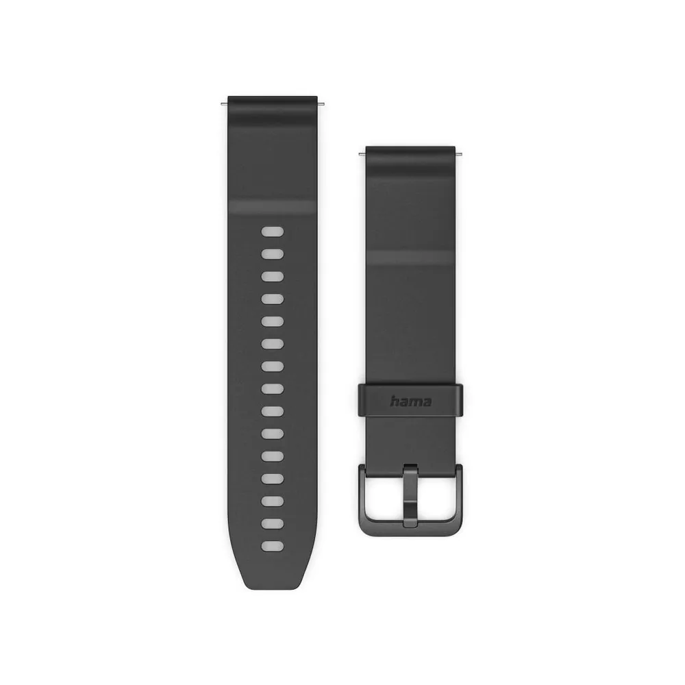 Bezahlarmband, NFC, kontaktlos bezahlen, für Uhr/Smartwatch, 20 mm, Schwarz