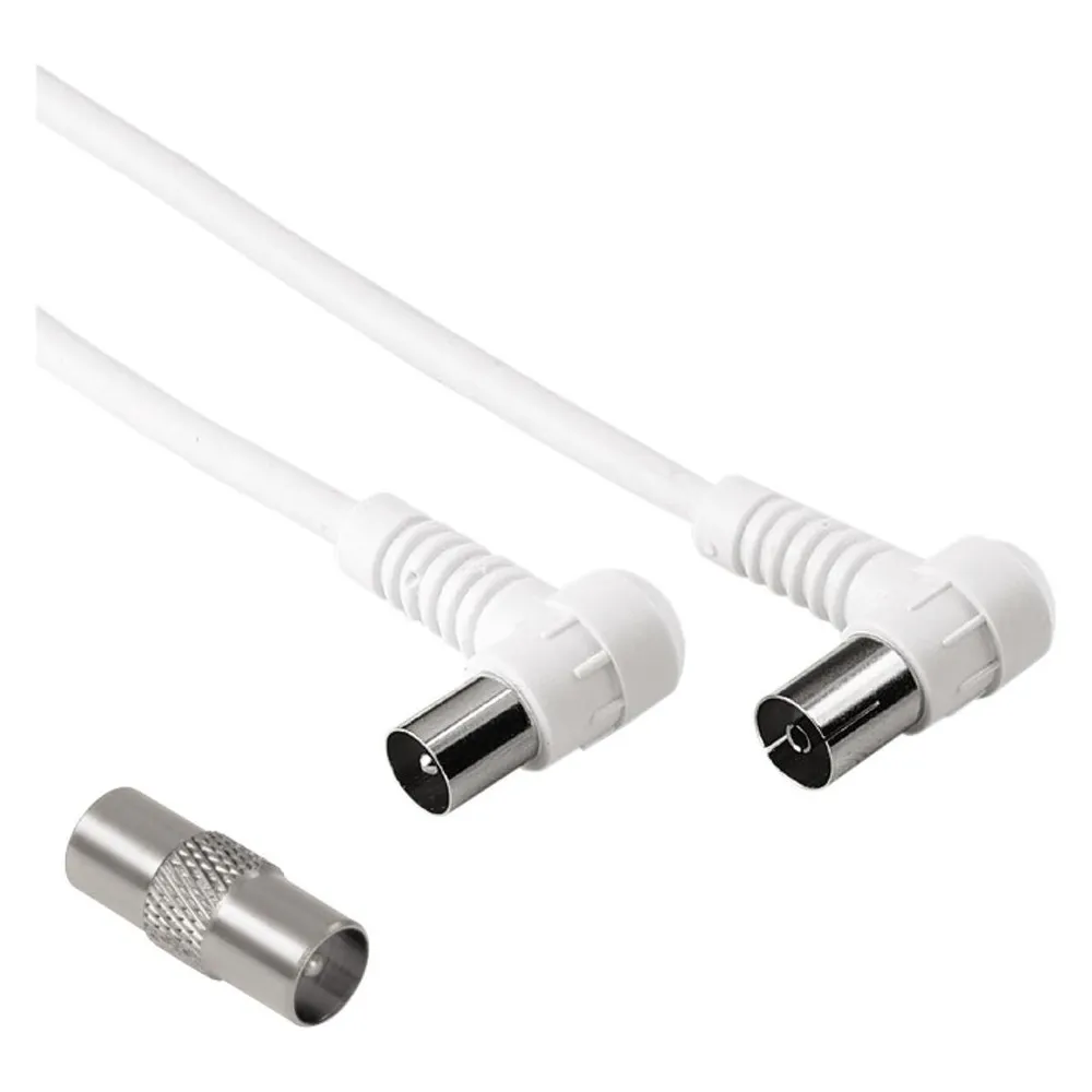 Hama 00205299 Koaxialkabel 1,5 m Weiss