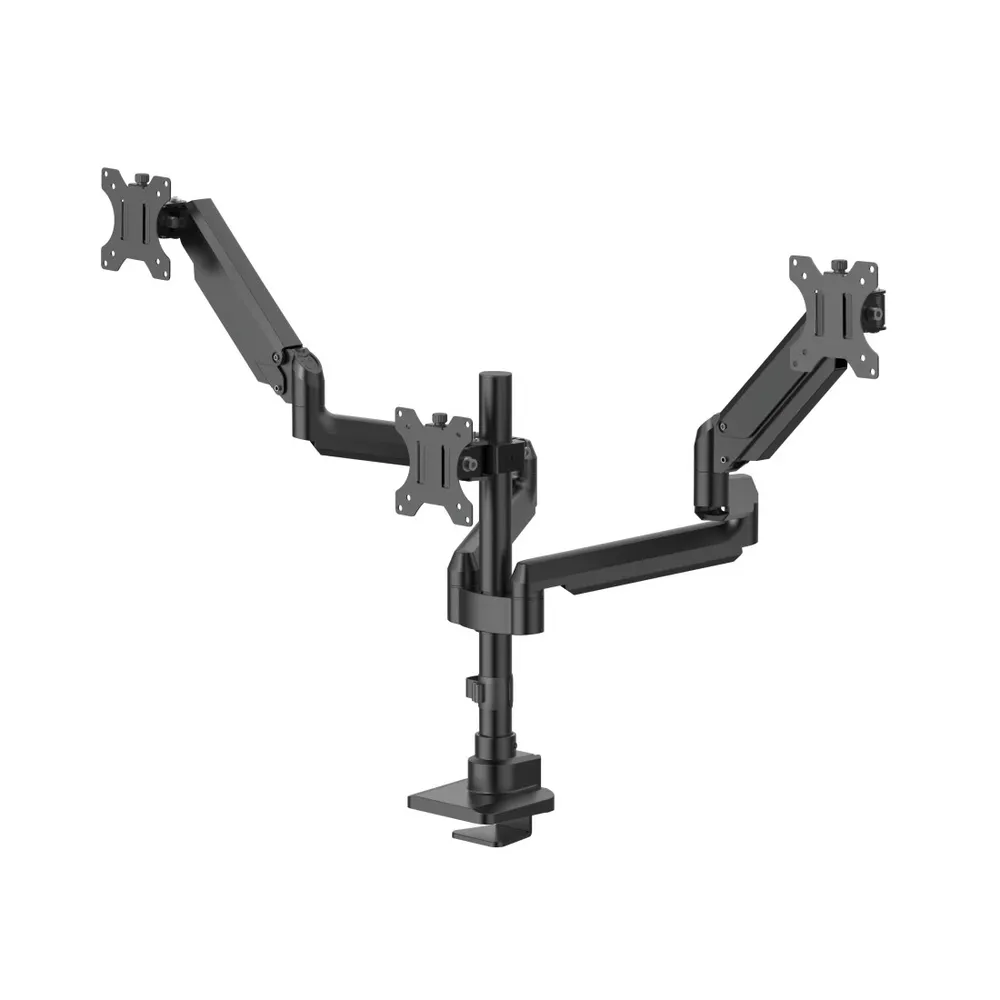 Hama 00220909 Monitorhalterung 3 Arme Tisch 17 bis 32" VESA 75x75 bis 100x100 Max 12Kg