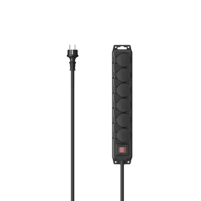 Steckdosenleiste Hama 00223065 6 Steckplätze IP44 mit Schalter Spritzwasserschutz Outdoor