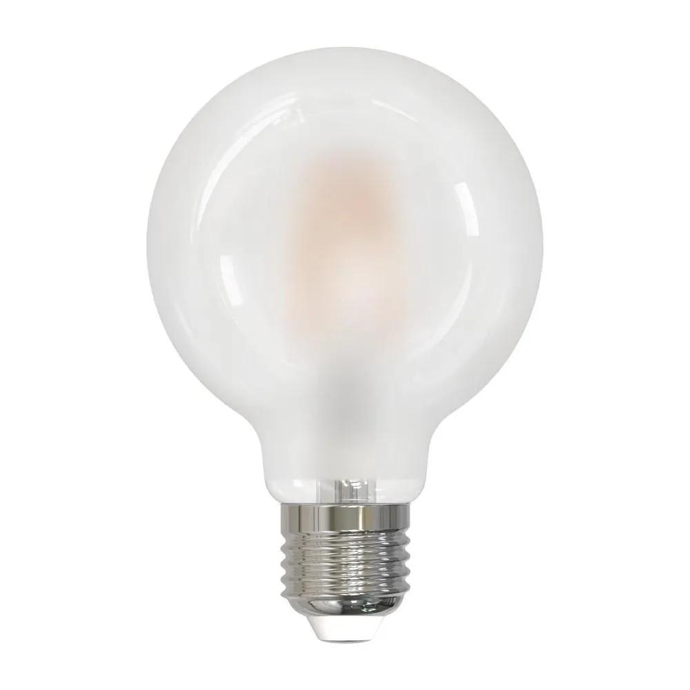 LED-Filamentlampe, E27, 470lm ersetzt 40W, Globe G80, matt, Warmweiß (00232515)