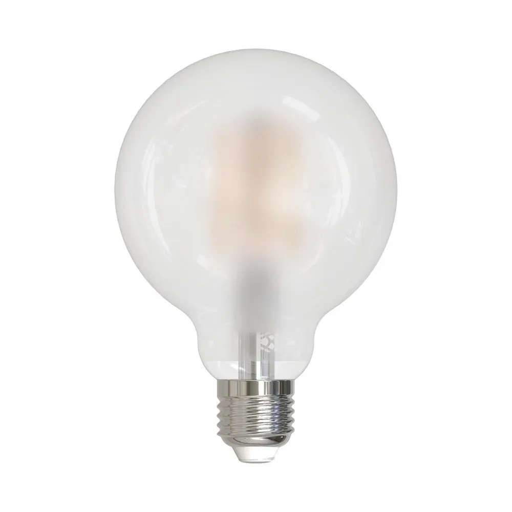 LED-Filamentlampe, E27, 806lm ersetzt 60W, Globe G95, matt, Warmweiß (00232518)