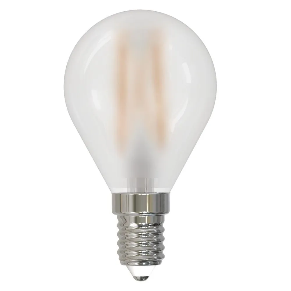 LED-Filamentlampe, E14, 470lm ers. 40W, Tropfen P45, matt, Warmweiß, 2 St. (00232575)