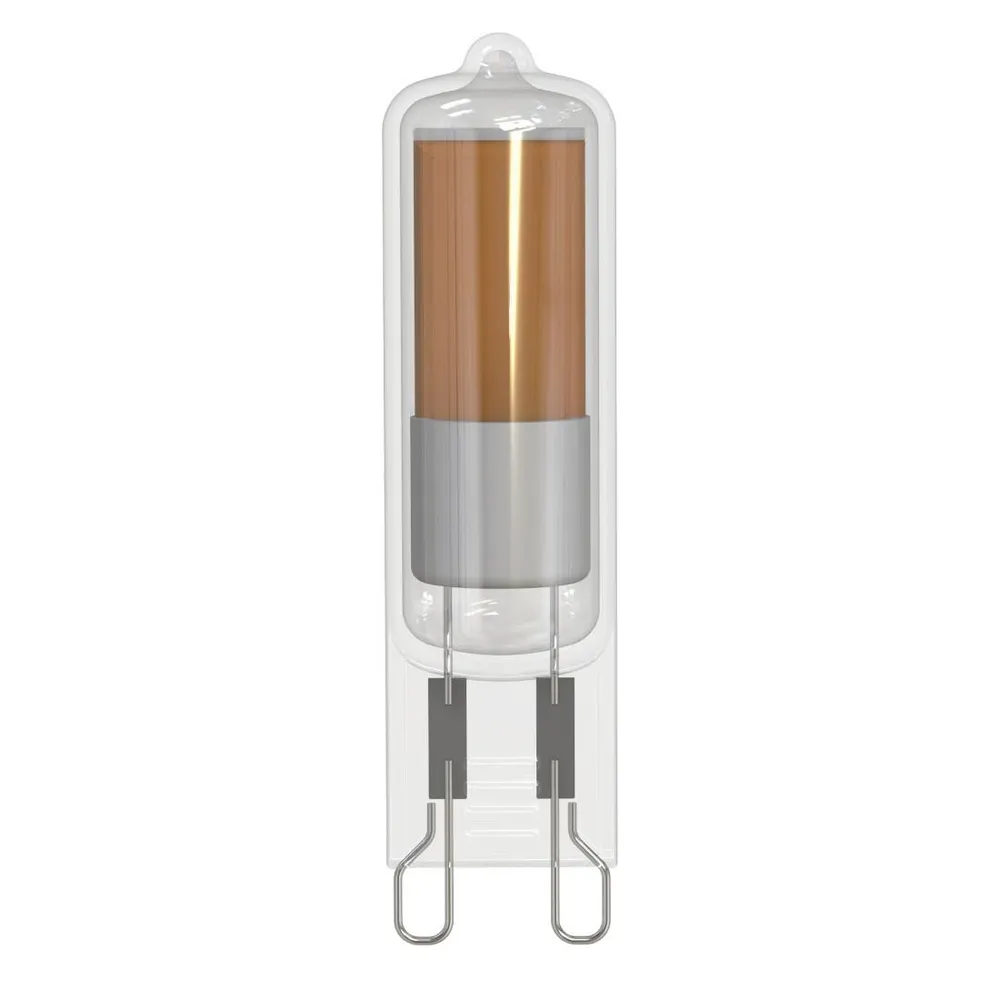 LED-Lampe, G9, 470lm ersetzt 40W, Stecksockel, klar, Warmweiß (00232578)