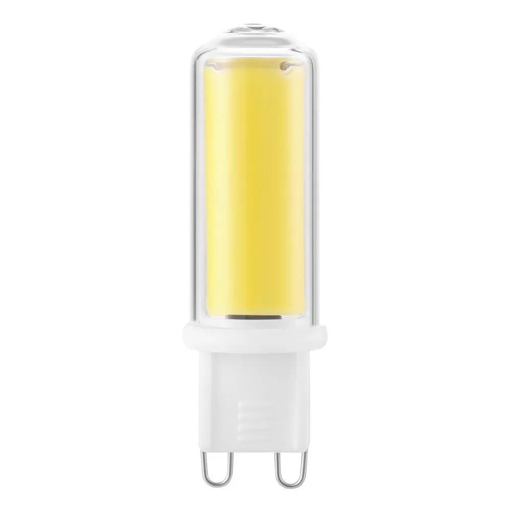 LED-Lampe, G9, 600lm ersetzt 48W, Stecksockel, klar, Warmweiß (00232580)