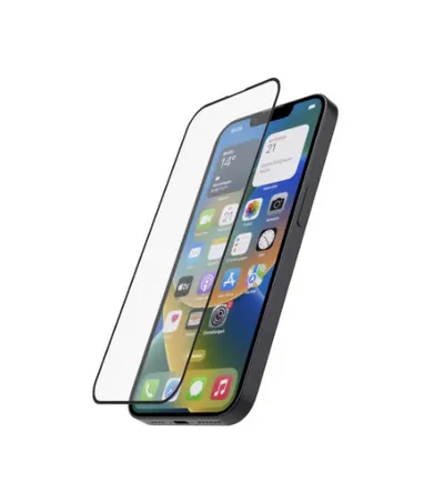 3D-Full-Screen-Schutzglas für Apple iPhone 15/15 Pro, Schwarz (00219925)