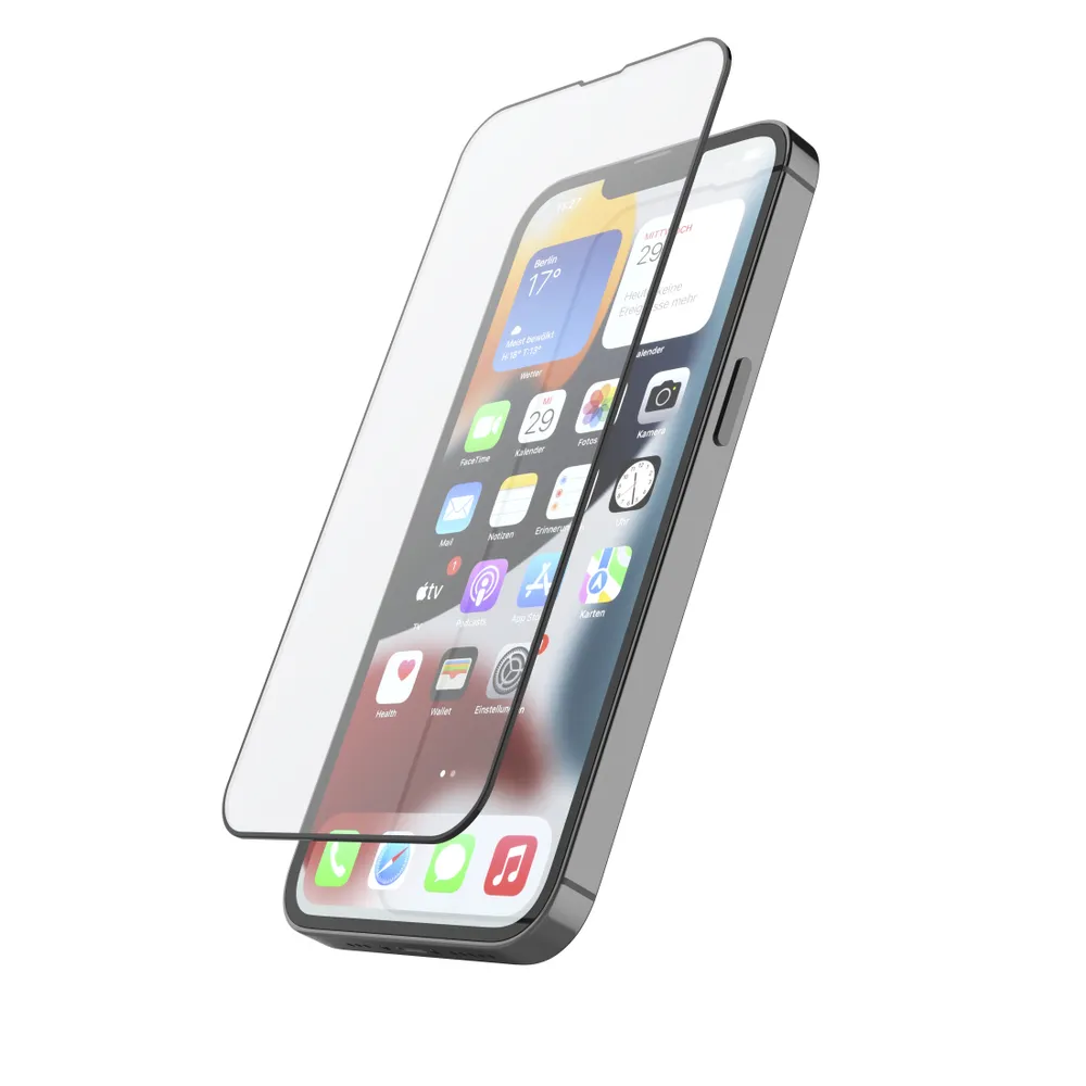 3D-Full-Screen-Schutzglas für Apple iPhone 14 Pro Max, Schwarz (00216355)