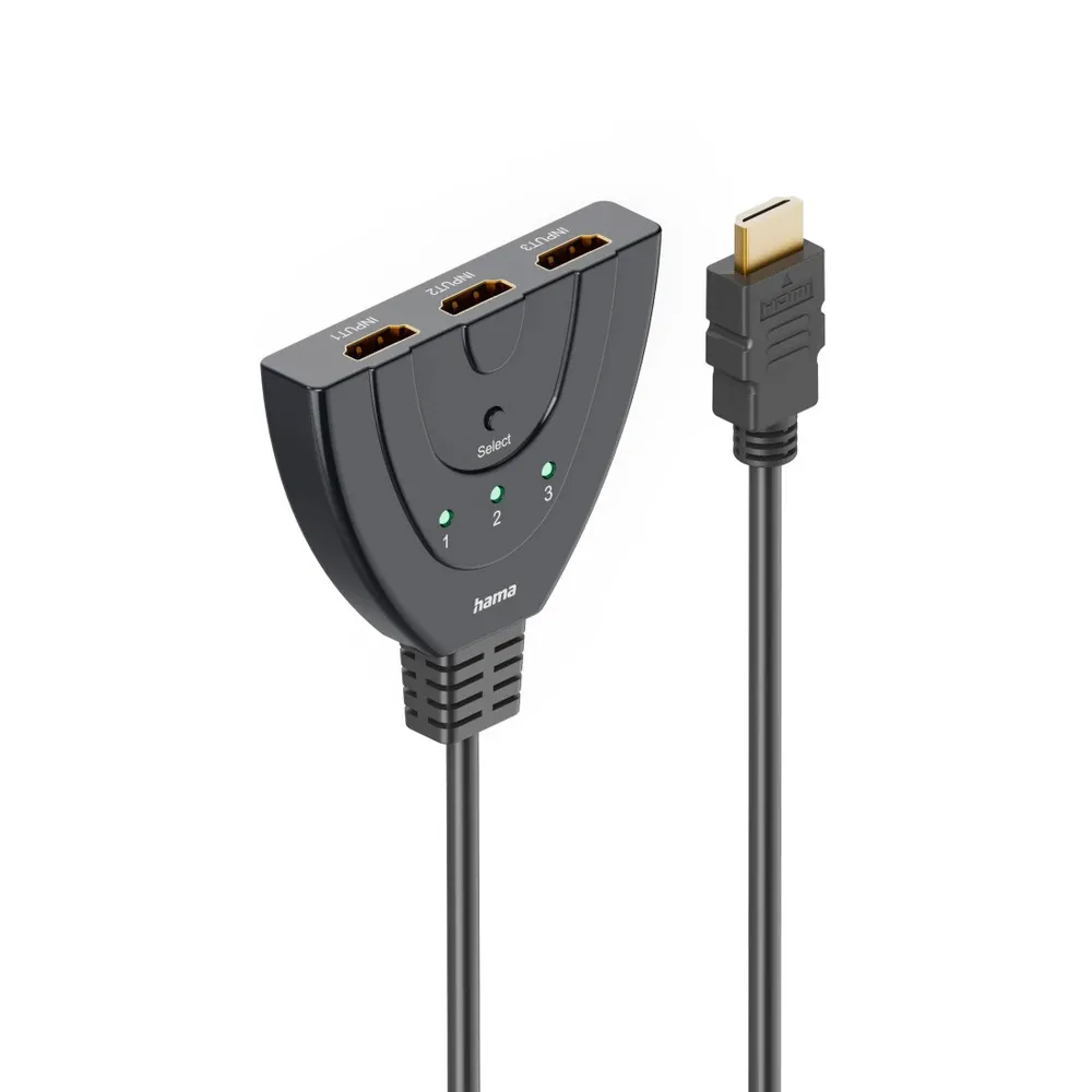 4K HDMI™-Umschalter 3x1, 3x HDMI™-Buchse - 1x HDMI™-Stecker (00205101)
