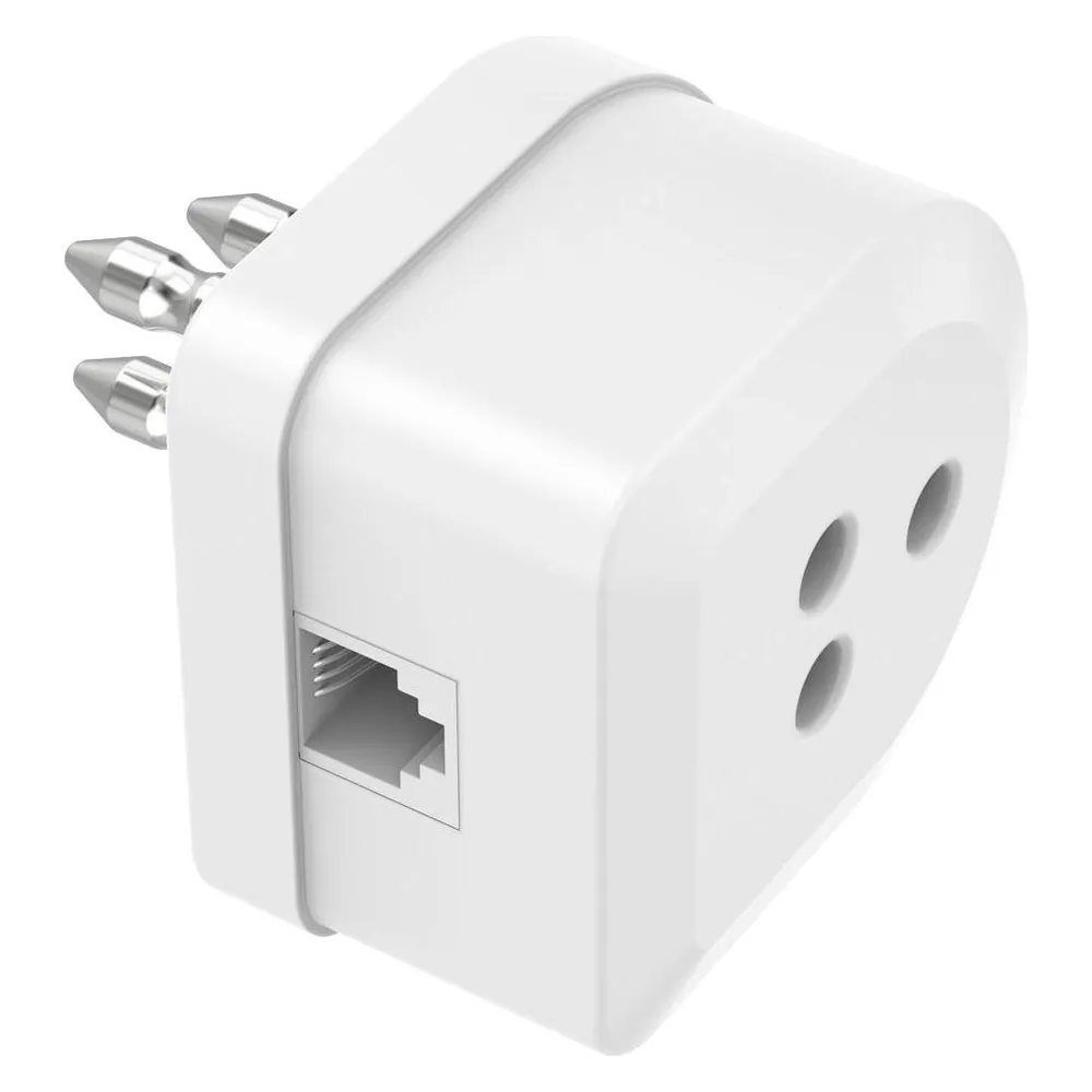 Hama Telefonadapter dreipoliger Stecker / dreipolige Buchse und 6p4c Klinkenbuchse