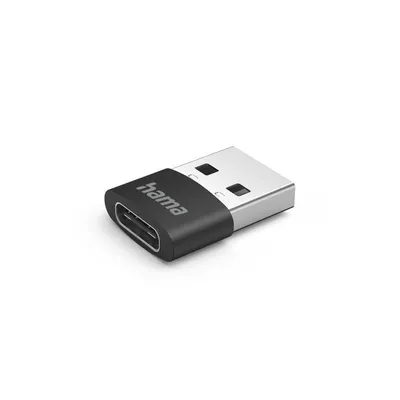Adapter Hama 00201532 USB C auf USB A Schwarz 3er Pack High Speed