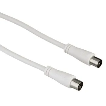 Antennen-Kabel, Koax-Stecker - Koax-Kupplung, 5,0 m, 90 dB (00122403)