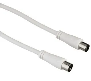 Antennen-Kabel, Koax-Stecker - Koax-Kupplung, 7,5 m, 90 dB (00122404)
