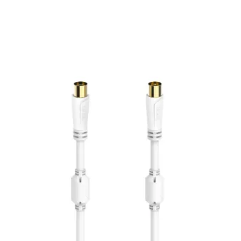 Antennen-Kabel, Koax-Stecker - Koax-Kupplung, vergoldet, 10,0 m, 100 dB (00205250)
