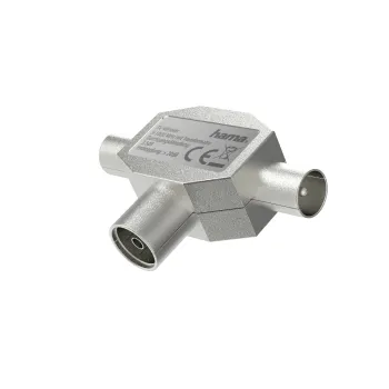Antennen-Verteiler, Koax-Kupplung- 2 Koax-Stecker, Metall (00205236)