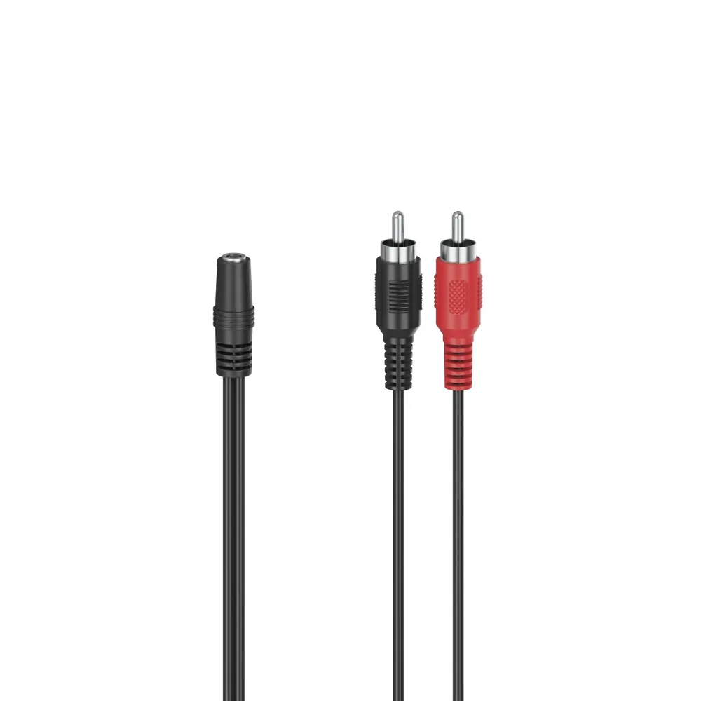 Audio-Adapter, 2 Cinch-Stecker - 3,5-mm-Klinken-Kupplung Stereo (00205186)