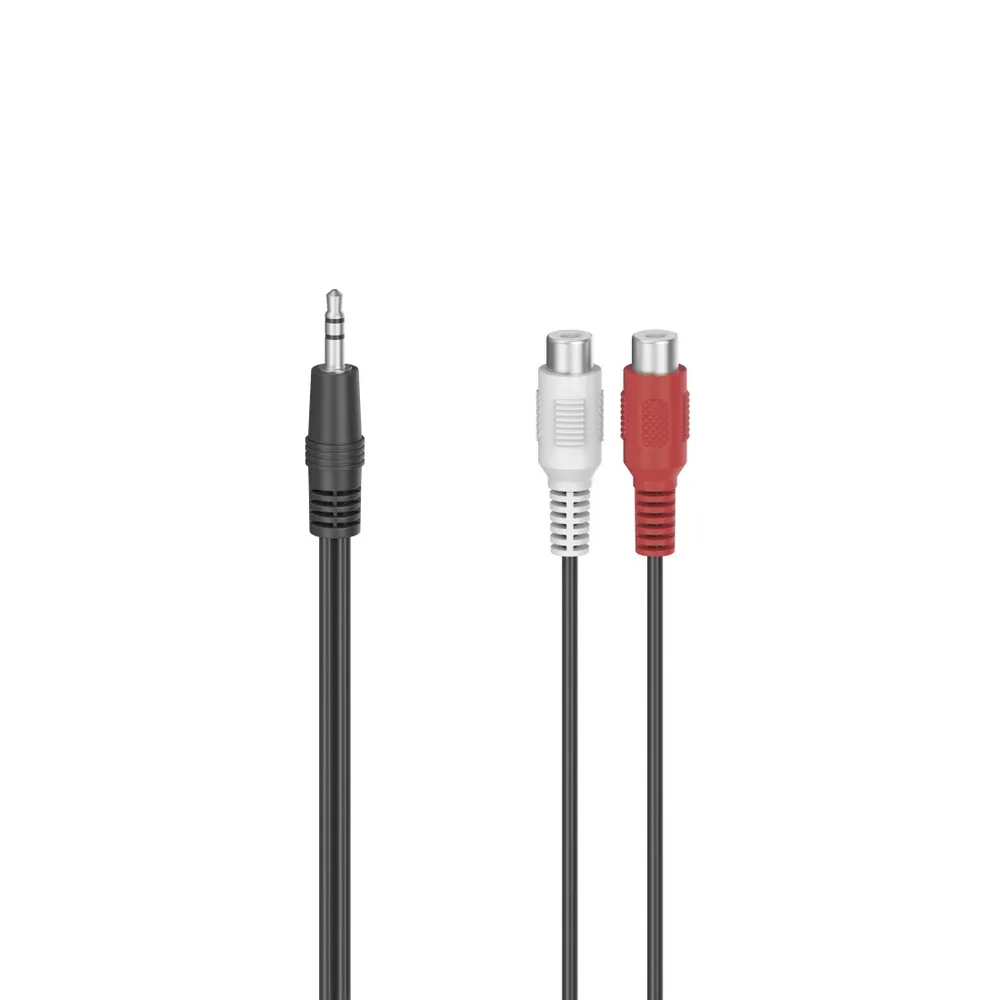 Audio-Adapter, 2x Cinch-Kupplung - 3,5-mm-Klinken-Stecker, Stereo (00205185)