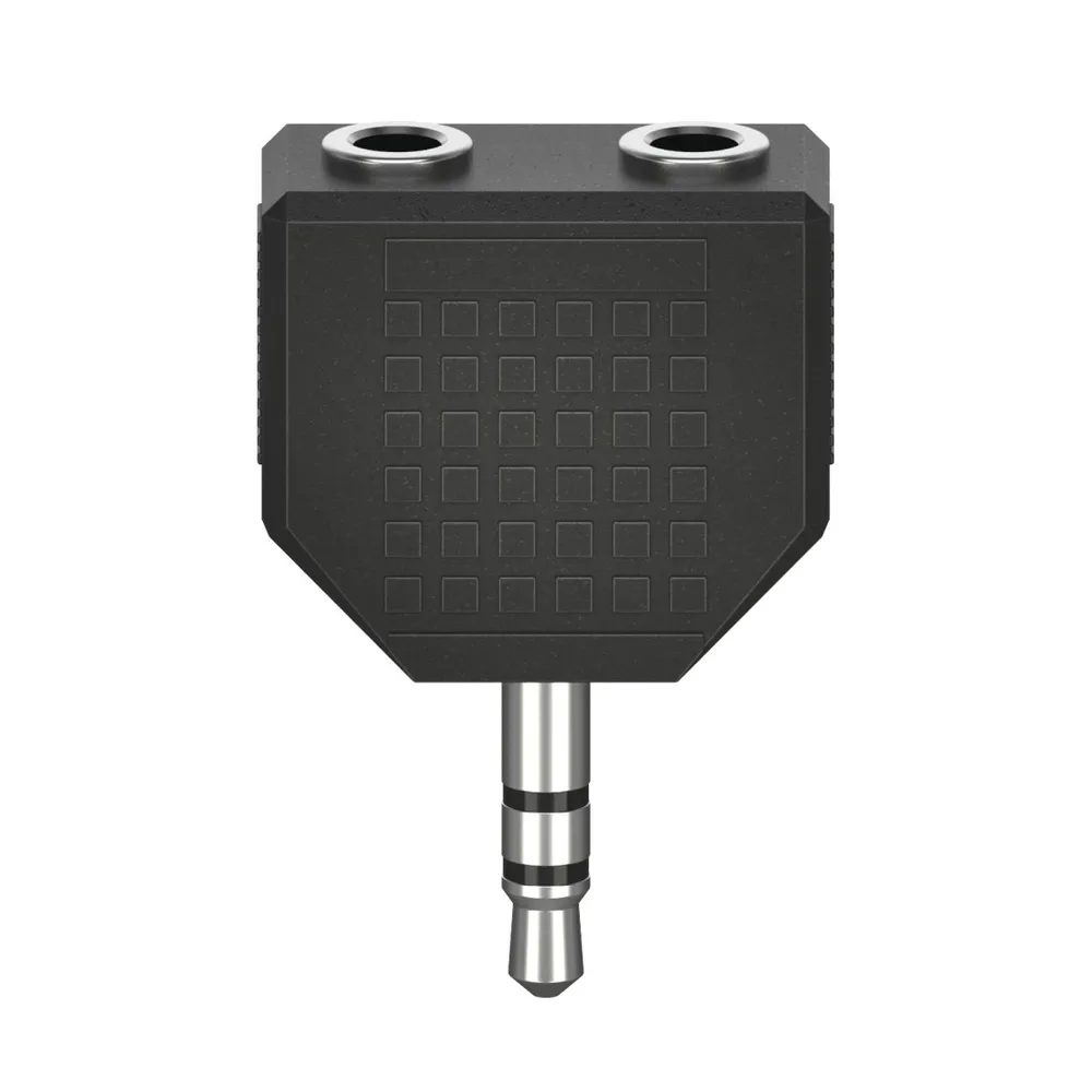 Audio-Adapter, 3,5-mm-Klinken-St. - 2 x 3,5-mm-Klinken-Kupp., Stereo (00205191)