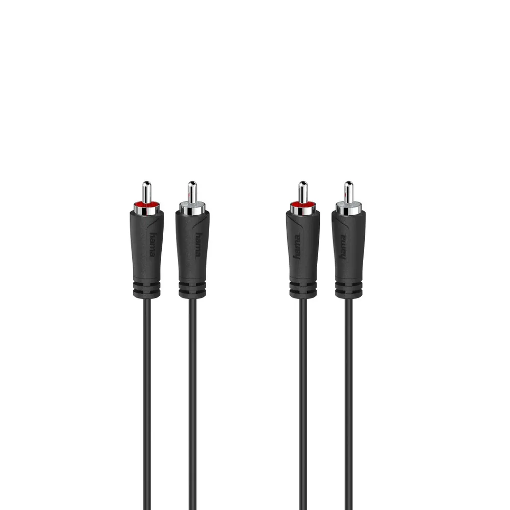 Audio-Kabel, 2 Cinch-Stecker - 2 Cinch-Stecker, 5,0 m (00205093)