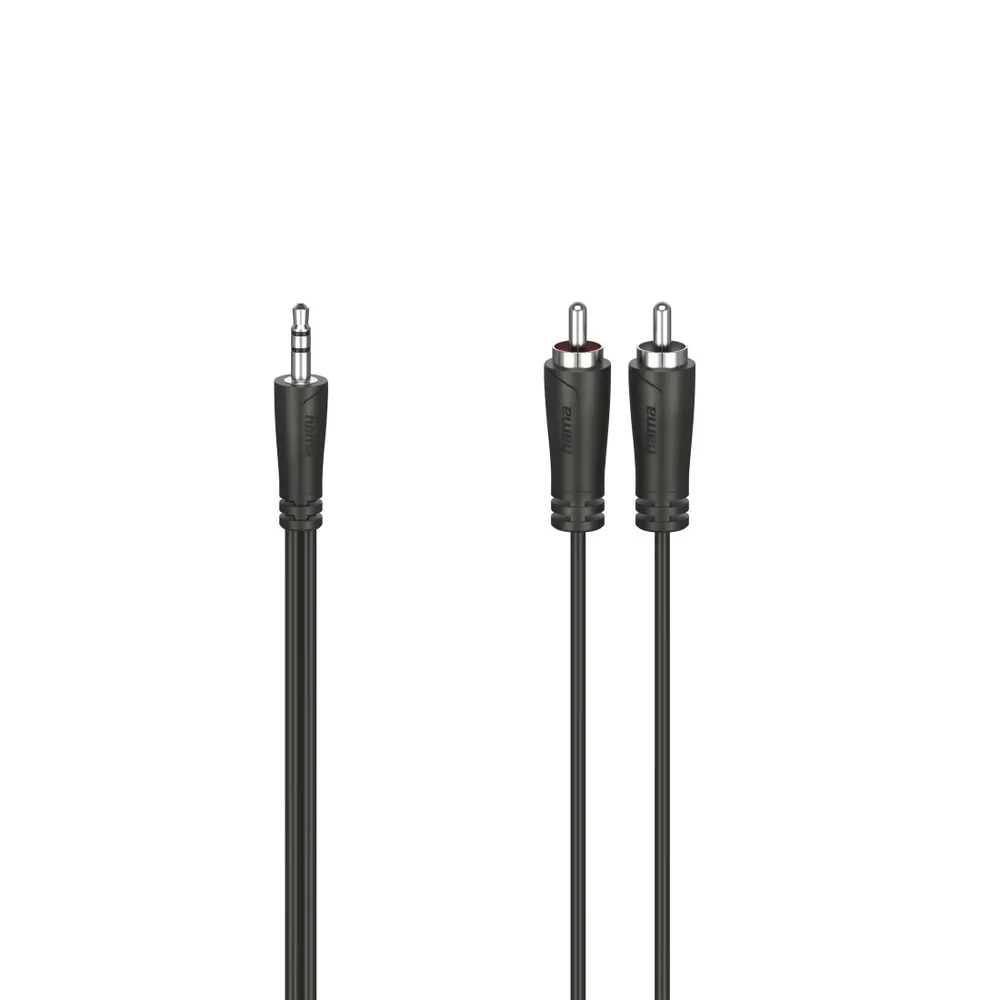 Audio-Kabel, 3,5-mm-Klinken-Stecker - 2 Cinch-Stecker, Stereo, 3,0 m (00205111)