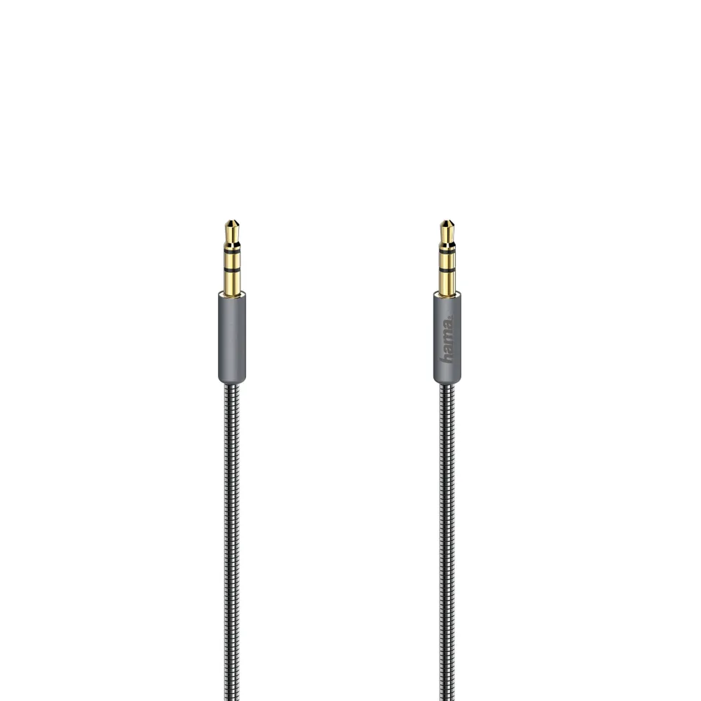 "Audio-Kabel ""Elite"", 3,5-mm-Klinken-St. - St., Metall, vergoldet, 0,75 m (00200508)"